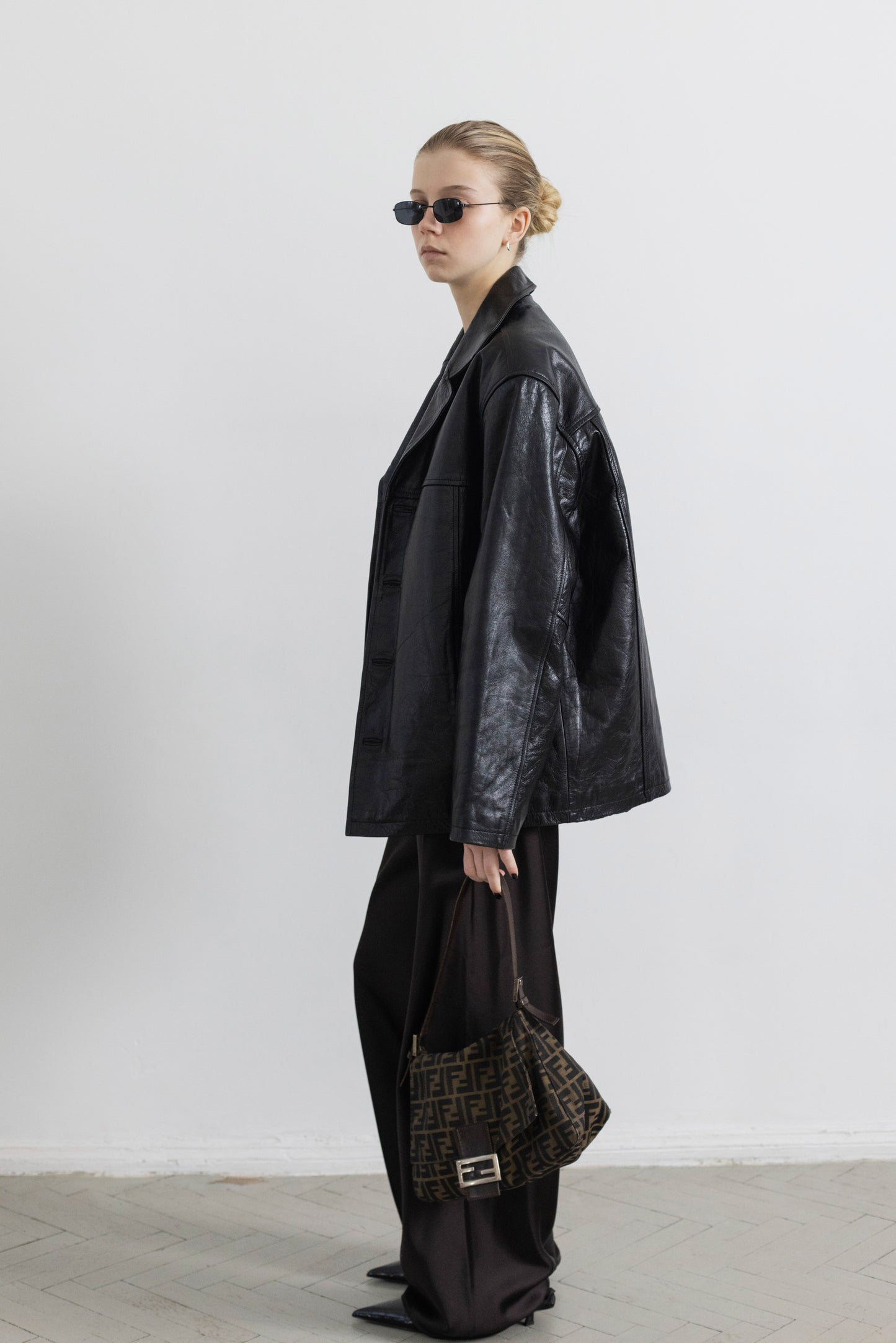 Vintage Black Leather Jacket