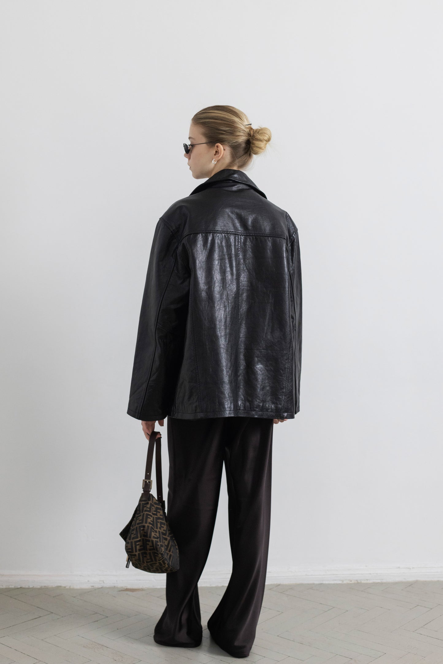 Vintage Black Leather Jacket