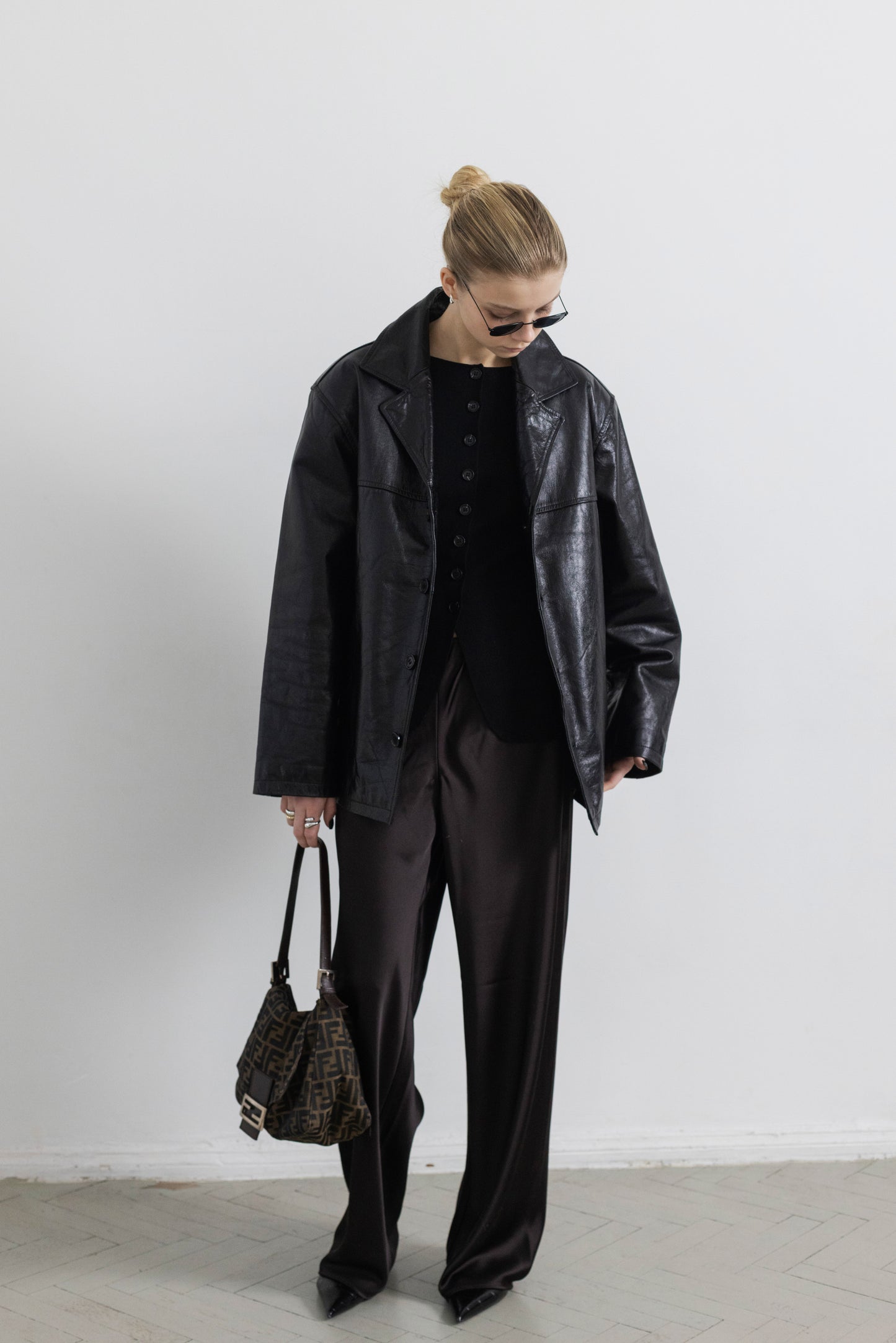 Vintage Black Leather Jacket