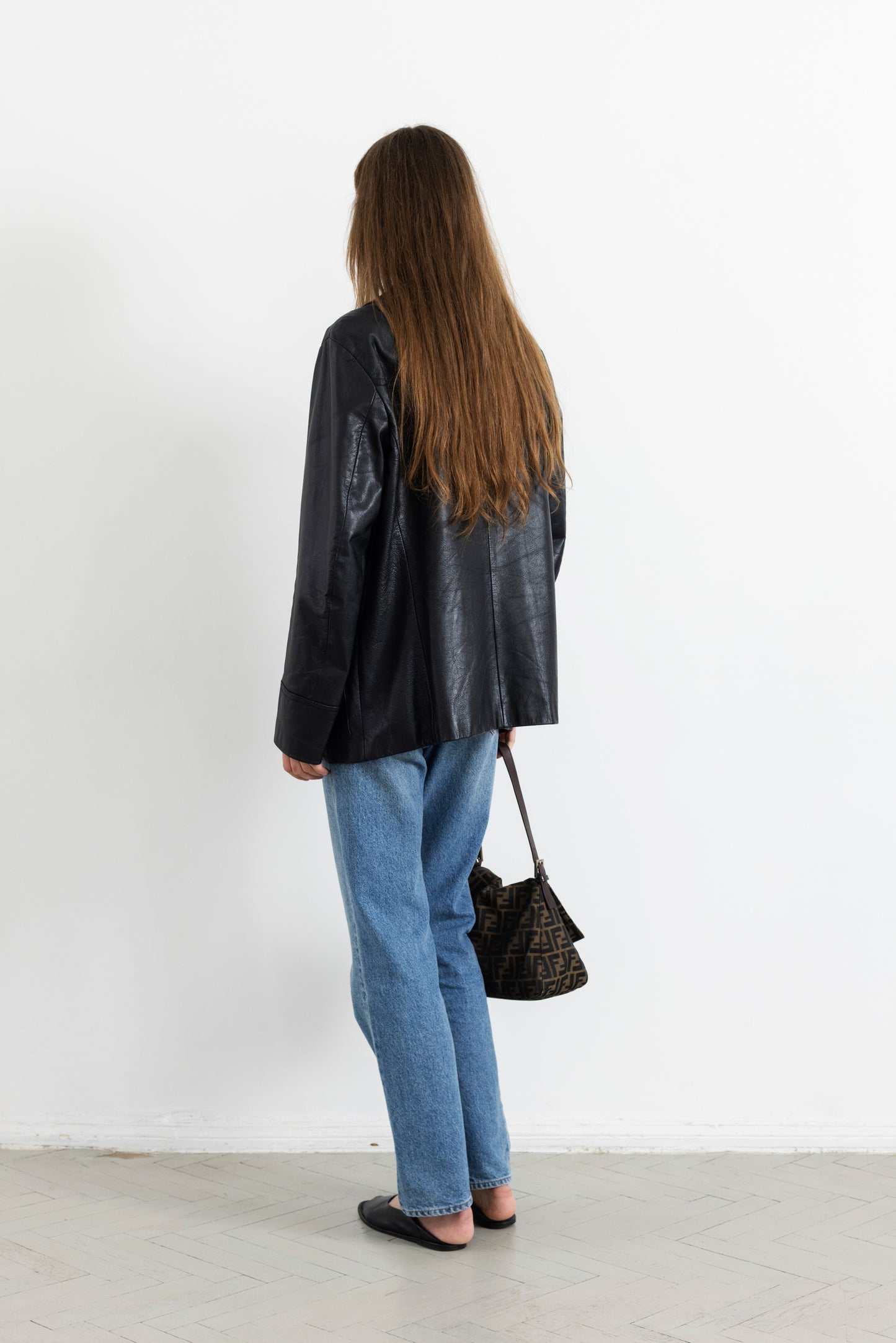 Vintage Black Leather Jacket
