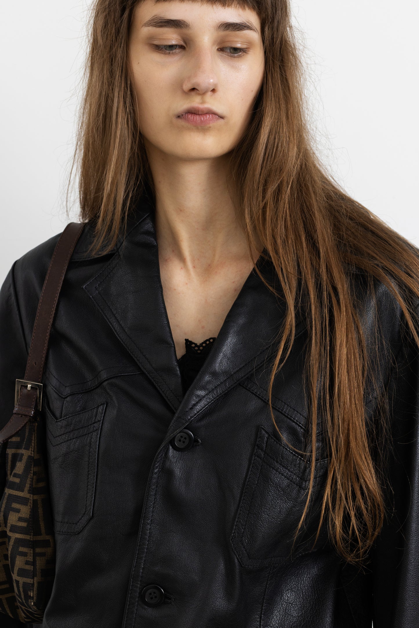 Vintage Black Leather Jacket
