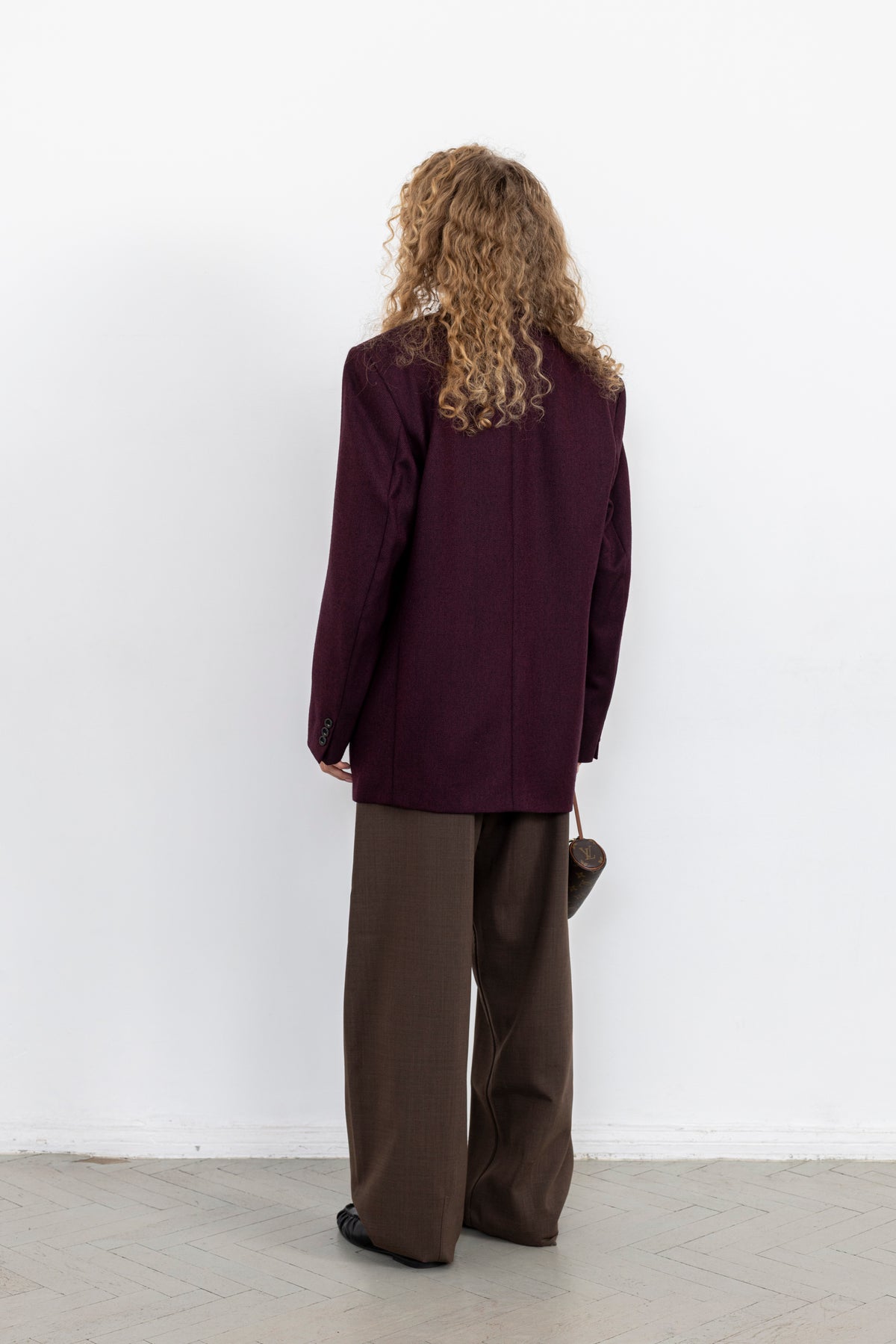 Vintage Aubergine Blazer
