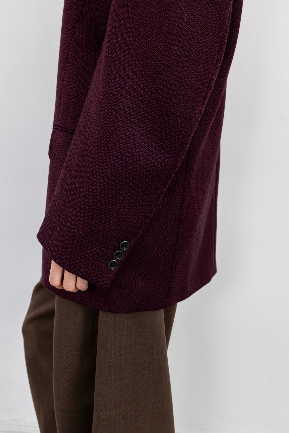 Vintage Aubergine Blazer