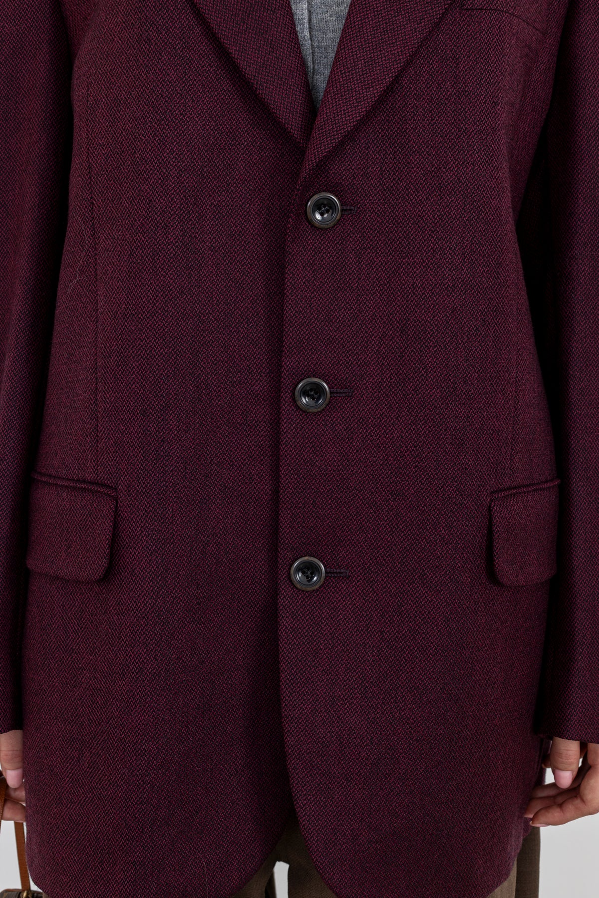Vintage Aubergine Blazer