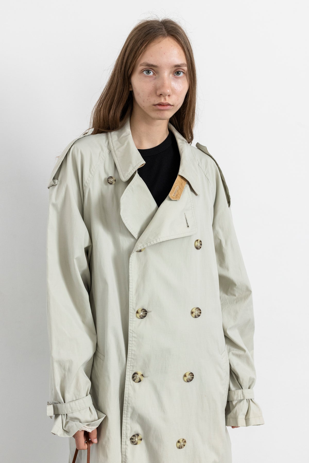 Vintage Light Beige Trench Coat