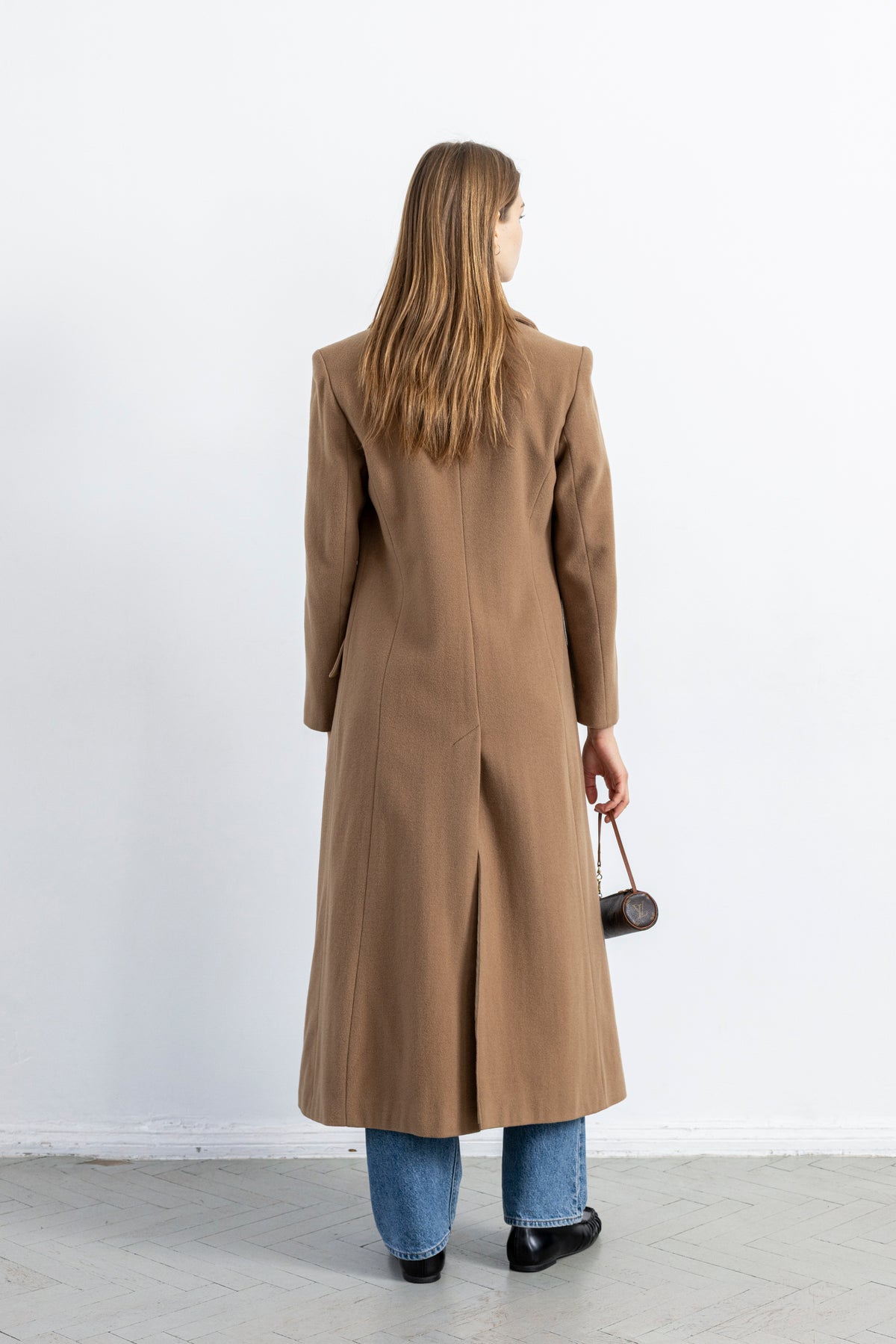 Vintage Camel Beige Wool Coat
