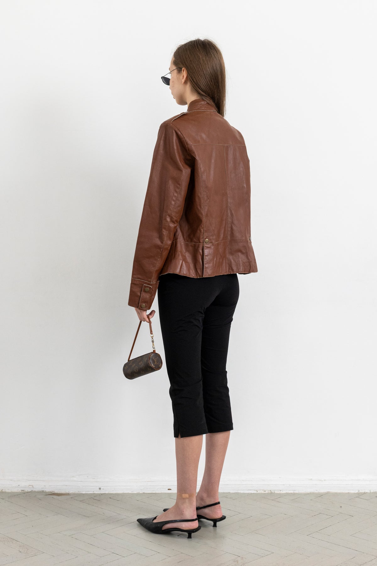 Vintage Brown Hussar Military Leather Jacket