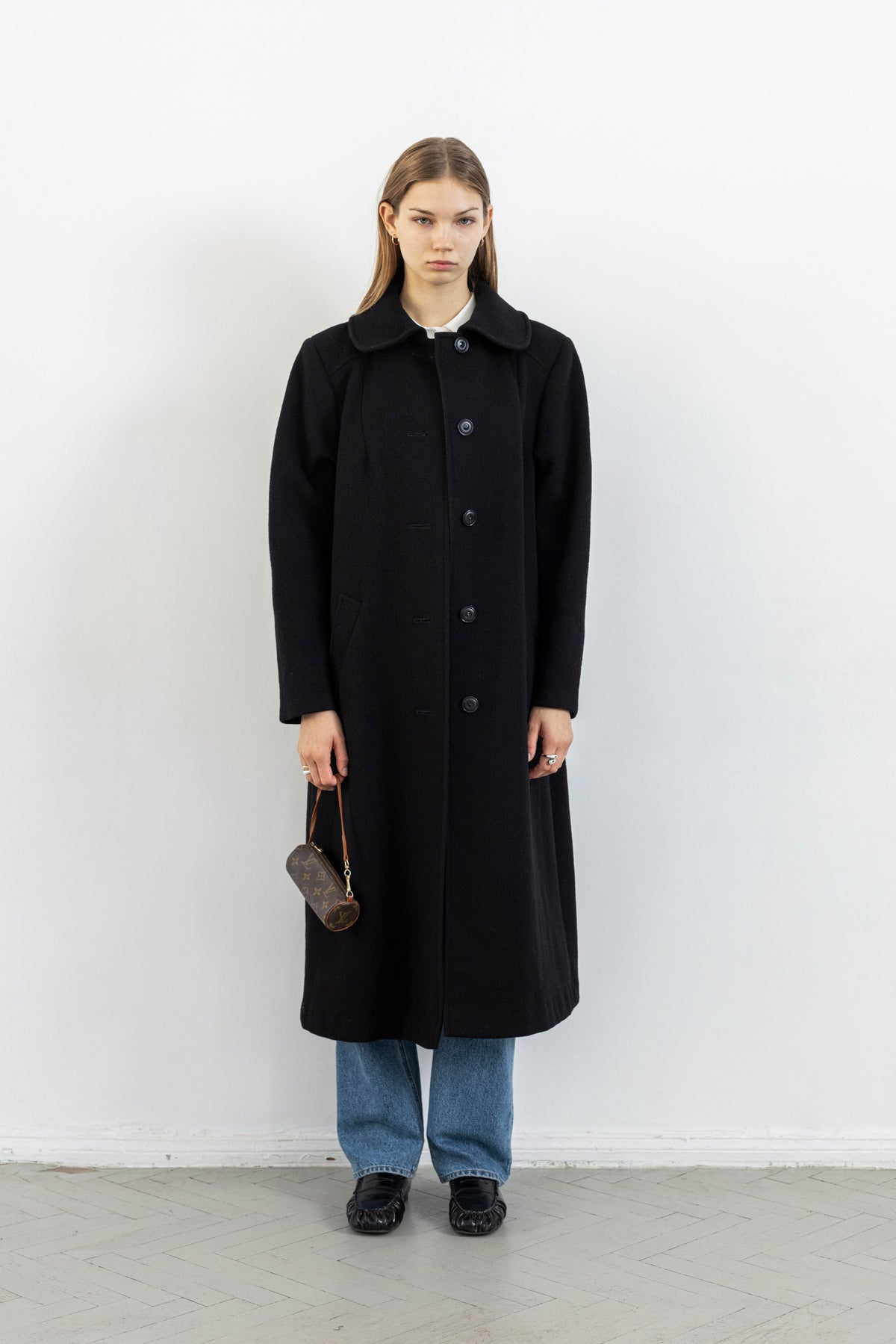 Vintage Black Long Coat