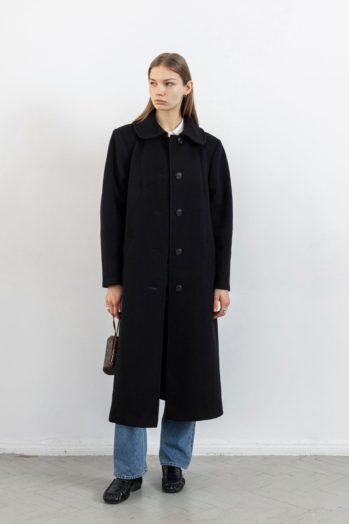 Vintage Black Long Coat