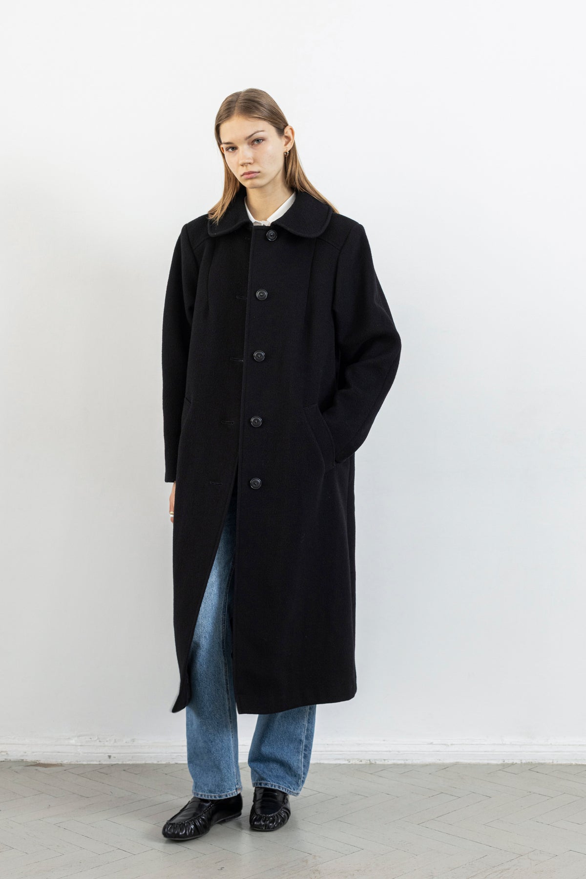Vintage Black Long Coat
