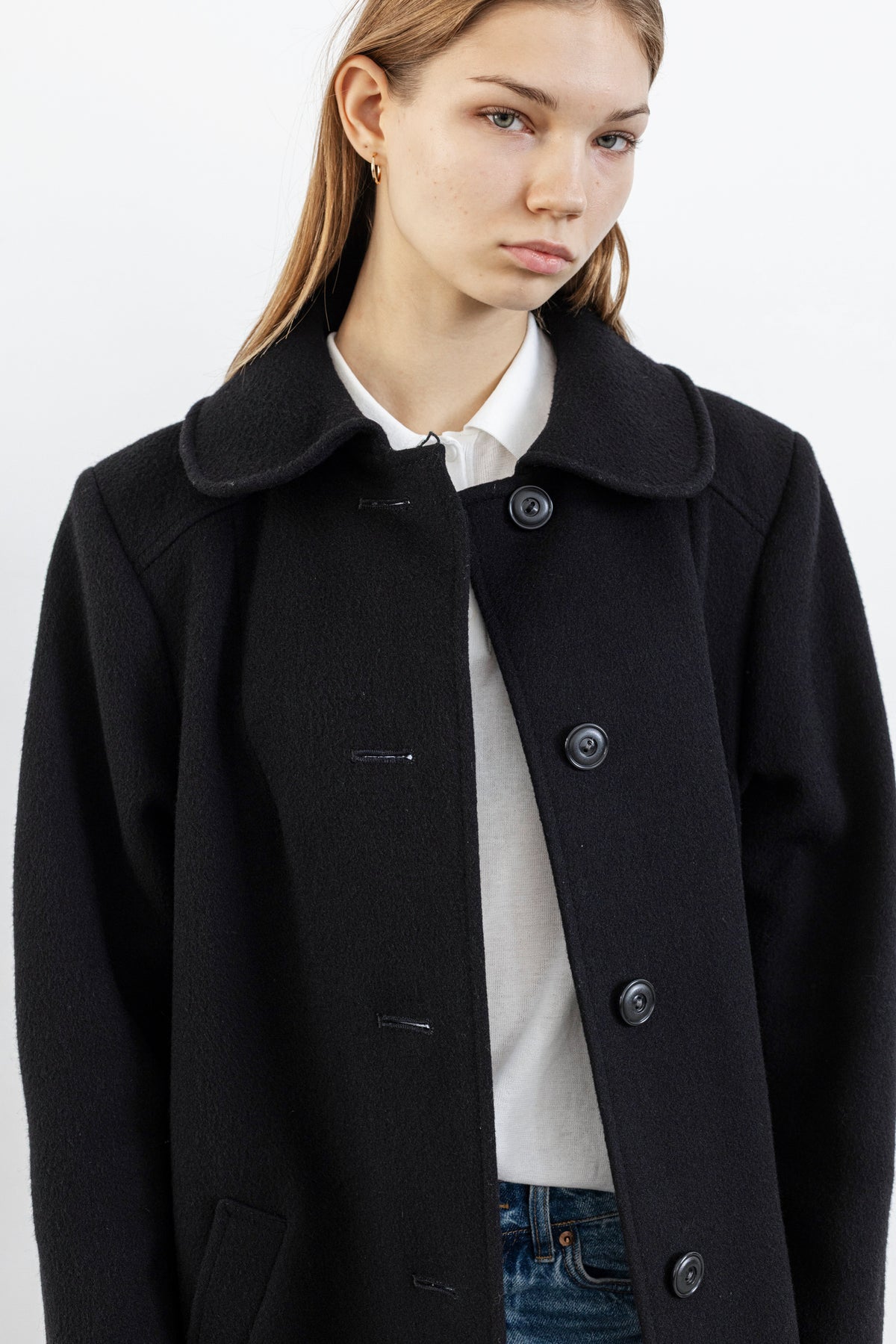 Vintage Black Long Coat