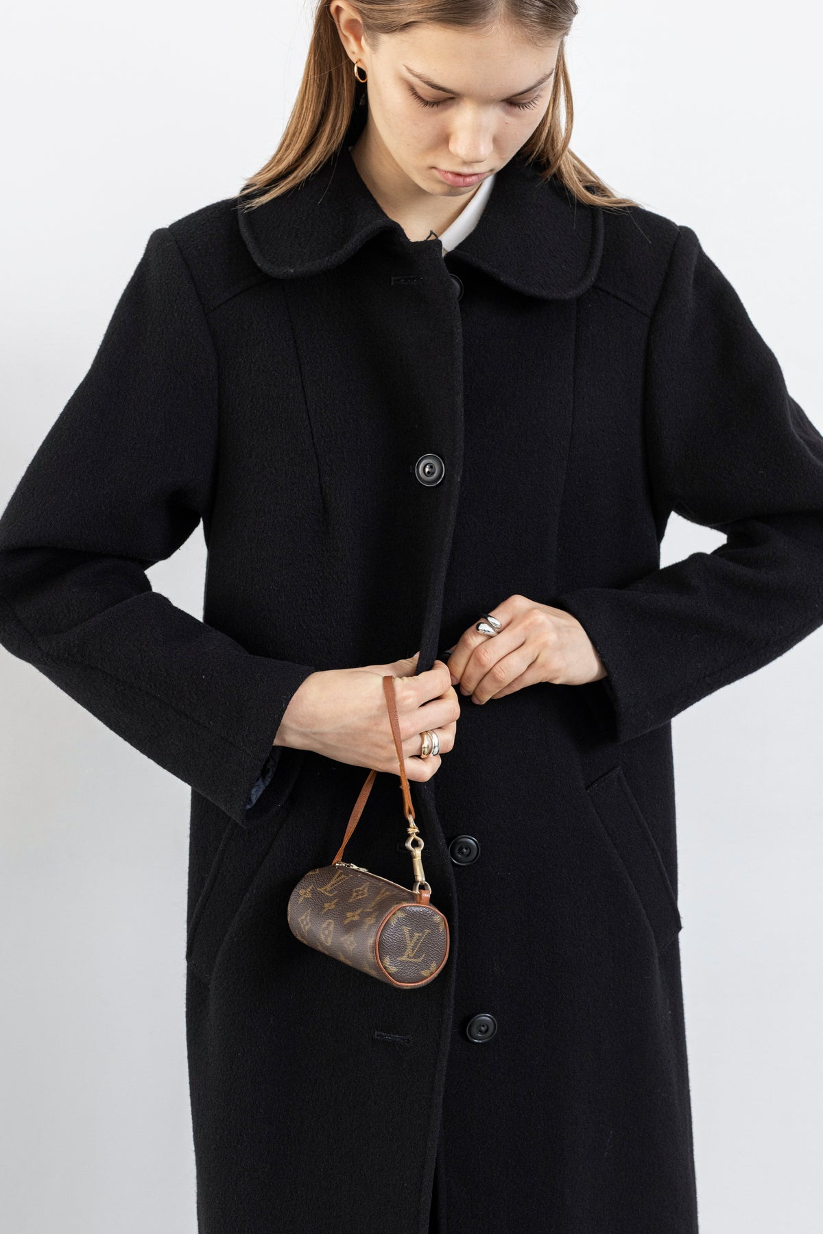 Vintage Black Long Coat